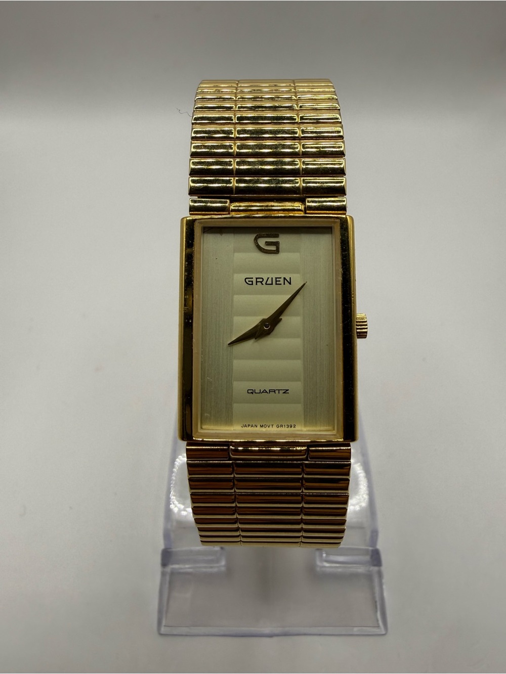 Gruen Women's Vintage Quartz Watch Gold Band (New Battery) Gold Face